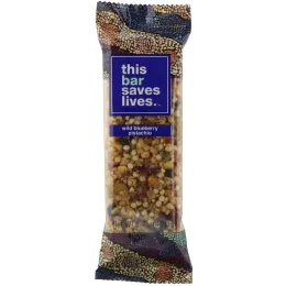 This Bar Saves Lives, LLC, Черника и фисташки, 12 батончиков, 1,4 унц. (40 г) каждый