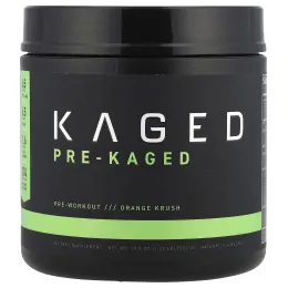 Kaged Muscle, PRE-KAGED, Премиум перед тренировкой, апельсиновая крошка, 1,3 фунта (596 г)
