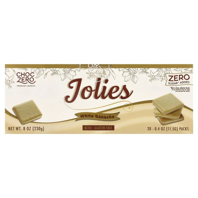 ChocZero, Premium Cookies, печенье, белый ганаш, 20 пакетиков по 11,5 г (0,4 унции)