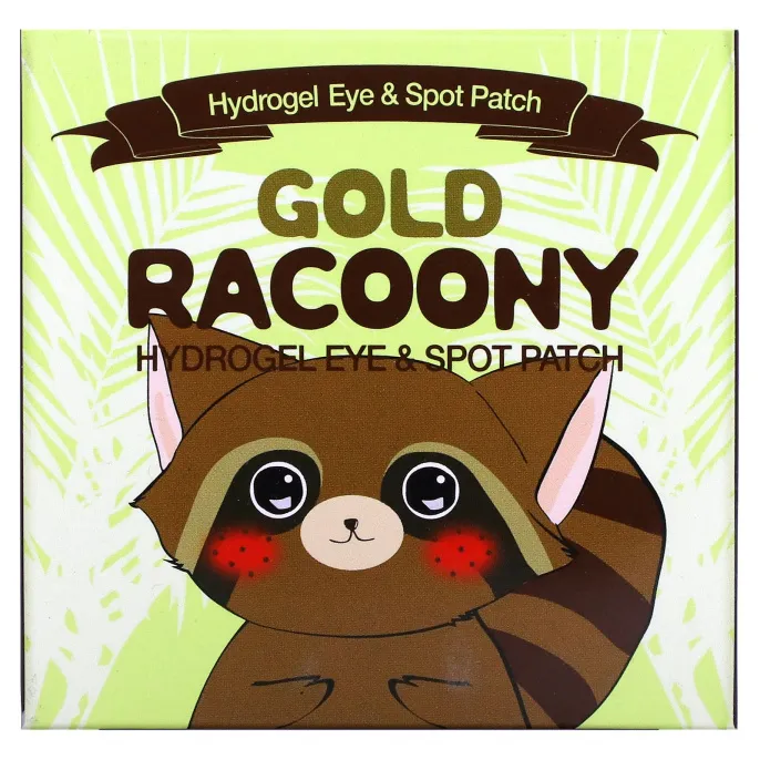 Secret Key, Золотой енот, Гидро гель для кожи вокруг глаз и пятен на коже, 90 шт