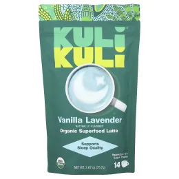 Kuli Kuli, Organic Superfood Latte, ваниль и лаванда, 75,7 г (2,67 унции)