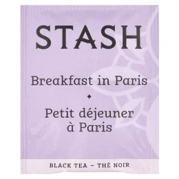 Stash Tea, черный чай, «Завтрак в Париже», 18 чайных пакетиков, 36 г (1,2 унции)