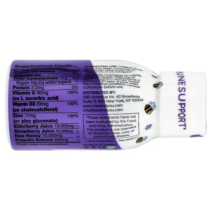 Bee & You, Kids Shot, 50 мл (1,69 жидк. Унции)