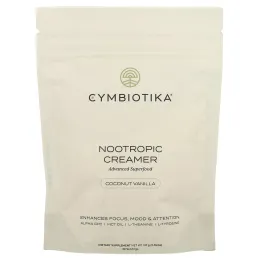 Cymbiotika, Ноотропные сливки, кокос и ваниль, 157 г (0,35 фунта)