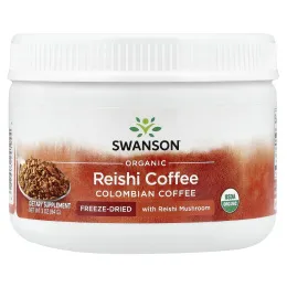 Swanson, Органический кофе рейши, колумбийский, 84 г (3 унции)
