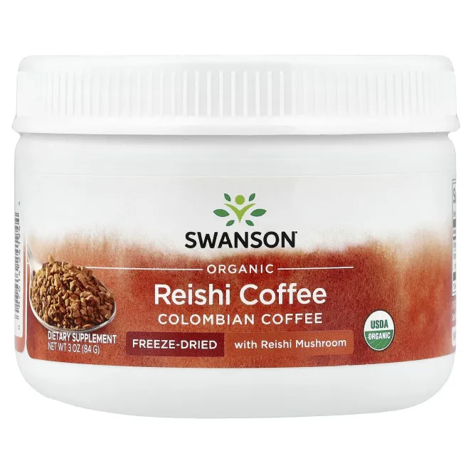 Swanson, Органический кофе рейши, колумбийский, 84 г (3 унции)
