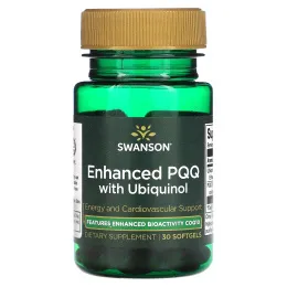 Swanson, Улучшенный PQQ с убихинолом, 30 мягких таблеток
