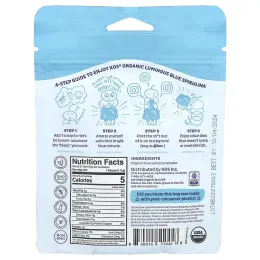 KOS, Органический светящийся порошок синей спирулины, 1,4 унции (40 г)