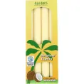 Aloha Bay, Dripless Coconut Tapers, Unscented, Cream, 4 Pack, 9 in (23 cm) Each