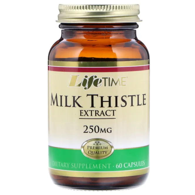 LifeTime Vitamins, Milk Thistle Extract, 250 mg , 60 Capsules