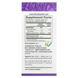 Flora, сертифицированный органический порошок ацеролы, 50 г (1,7 унции)