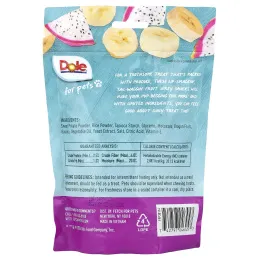 Dole for Pets, Jerky Bites, со вкусом банана и питайи, 170 г (6 унций)