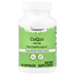 Vitacost, CoQ10, 400 мг, 60 капсул