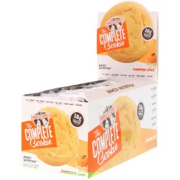 Lenny & Larry's, Цельное печенье, тыква и специи, 12 печений, по 4 унции (113 г) каждое