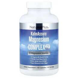 NaturesPlus, KalmAssure®, комплекс с магнием, 12, 180 капсул