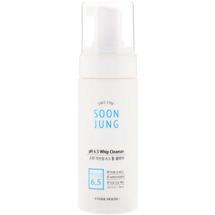 Etude, Soon Jung, pH 6.5 Whip Cleanser, 5.07 fl oz (150 ml)
