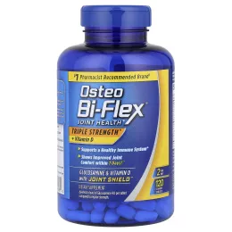 Osteo Bi-Flex, Здоровье суставов, тройная сила + витамин D, 120 таблеток в оболочке