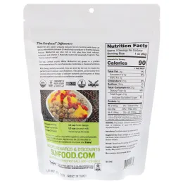 Sunfood, Сырые Органические Белые Тутовые Ягоды,  8 унций (227 г)