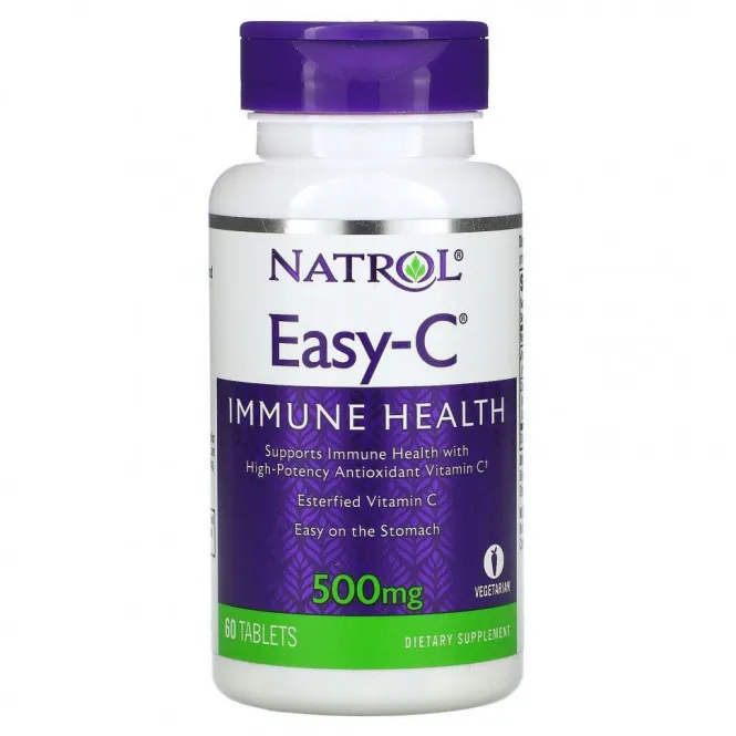 Natrol, Easy-C, 500 mg, 60 Tablets