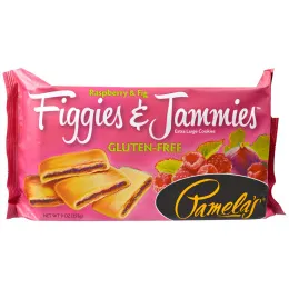 Pamela's Products, Figgies и Jammies, очень большие печенья, малина и инжир, 9 унций(255 г)
