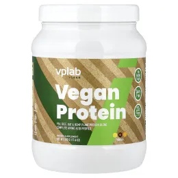 Vplab, веганский протеин, со вкусом ванили, 500 г (17,6 унции)