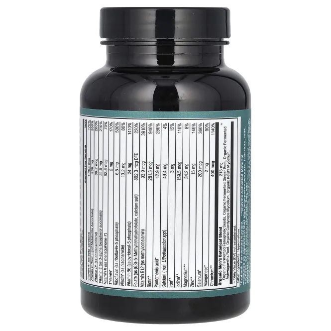 Ancient Nutrition, Ферментированный мультивитамин для мужчин, 60 капсул