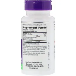 Natrol, Кальция D-глюкарат, 500 мг, 60 таблеток