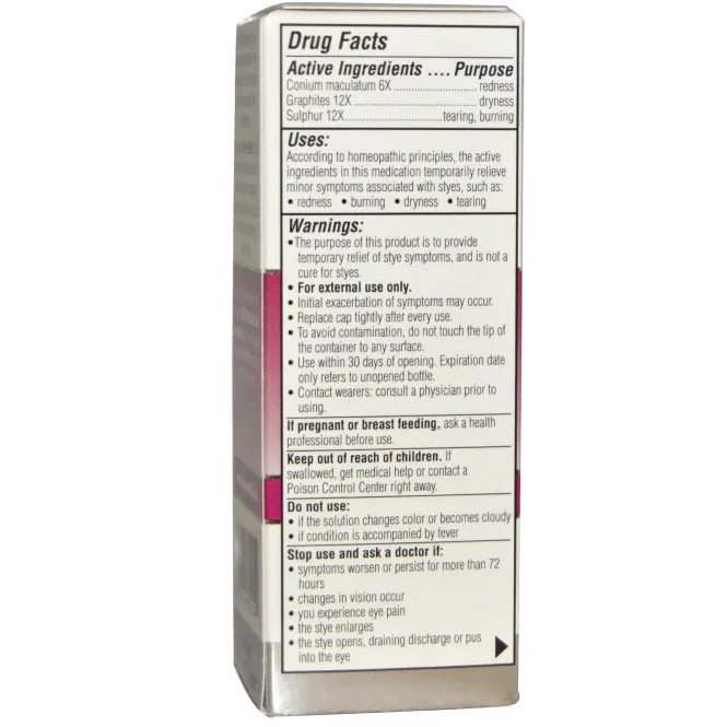 Similasan, Stye Eye Relief, стерильные глазные капли, 0,33 жидкой унции (10 мл)