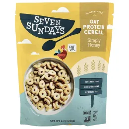 Seven Sundays, Овсяные протеиновые хлопья, Simply Honey, 227 г (8 унций)