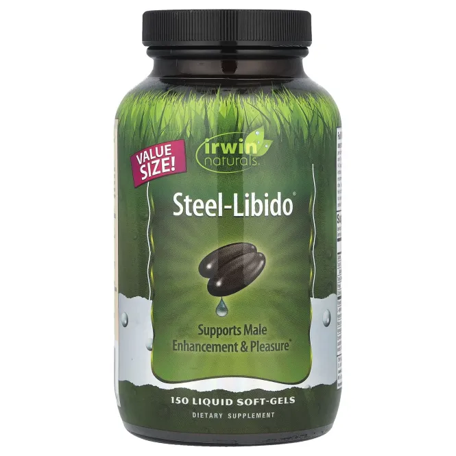 Irwin Naturals, Steel-Libido, 150 желатиновых капсул с жидким содержимым