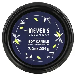 Mrs. Meyers Clean Day, Ароматические соевые свечи, с запахом вербены лимонной, 7,2 унции