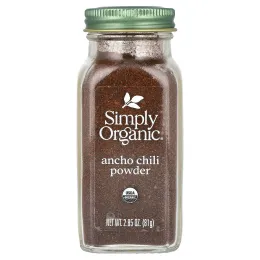Simply Organic, Порошок из анчо и чили, 81 г (2,85 унции)