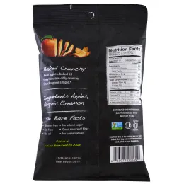 Bare Snacks, Naturally Baked Crunchy, Apple Chips, Cinnamon, 1.7 oz (48 g)