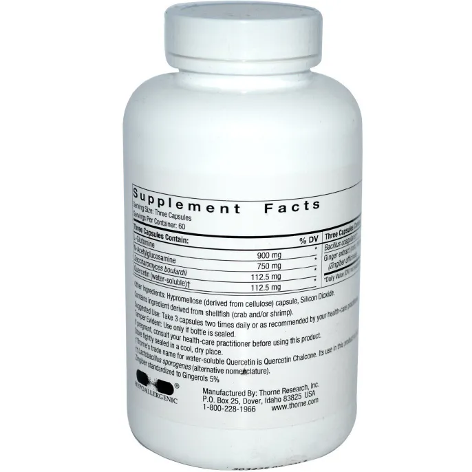 Комплекс пробиотиков с аминокислотами, Perma-Clear, Thorne Research, 180 капсул