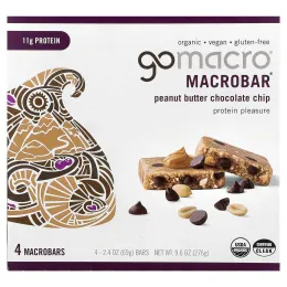 GoMacro, Kids MacroBar®, печенье с шоколадной крошкой, 7 батончиков по 25 г (0,9 унции)