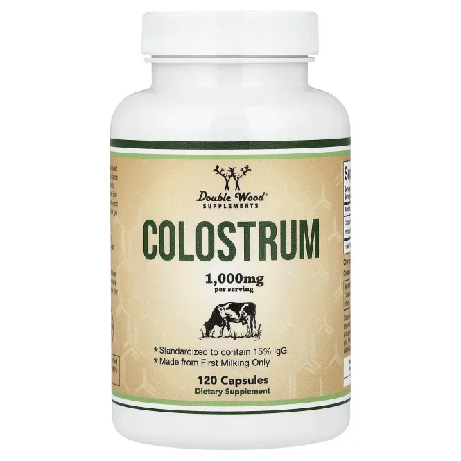 Double Wood Supplements, Молозиво, 120 капсул (500 мг на капсулу)