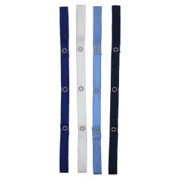 Baby Buddy, Secure-A-Toy, для детей от 4 месяцев, черный / темно-синий и голубой / белый, 4 ремешка