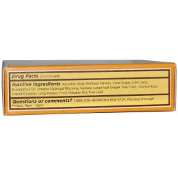 Herbion, Леденцы от кашля Natural Care, мед и лимон, 18 леденцов