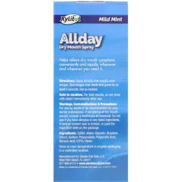 Epic Dental, Allday Спрей от сухости рта, Легкая мята, 2,0 унц. (60 мл)