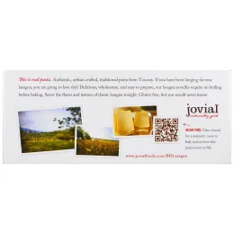 Jovial, Органическая паста из коричневого риса, лазанья, 9 унций (255 г)