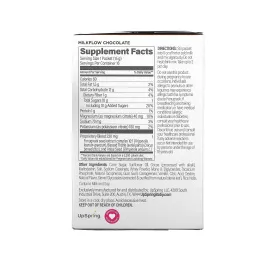 UpSpring, MilkFlow, Fenugreek & Blessed Thistle Supplement Drink, Chocolate , 16 Packets, (15) g Each