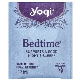 Yogi Tea, Bedtime®, без кофеина, 16 чайных пакетиков, 24 г (85 унций)