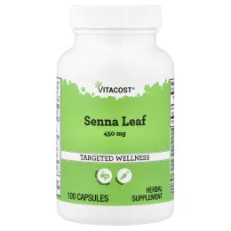 Vitacost, Senna Leaf, 450 mg, 100 Capsules