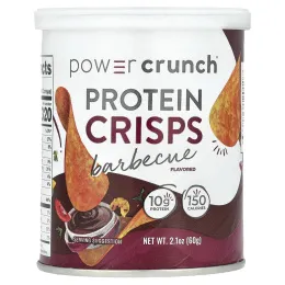 BNRG, Power Crunch®, протеиновые чипсы, барбекю, 60 г (2,1 унции)