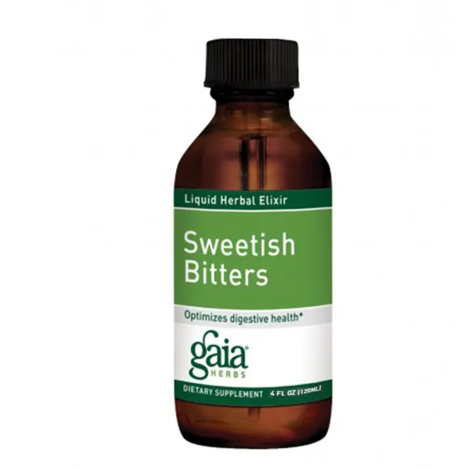 Gaia Herbs, Sweetish Bitters, 4 жидких унции (120 мл)