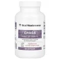 Real Mushrooms, Чага, экстракт грибов в порошке, 120 капсул