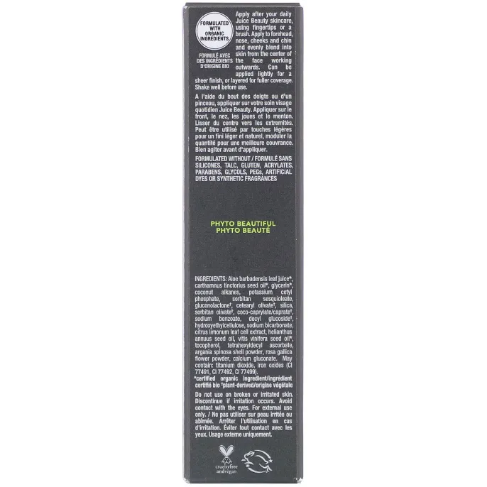 Juice Beauty, Phyto-Pigments, Flawless Serum Foundation, 20 Golden Tan, 1 fl oz (30 ml)