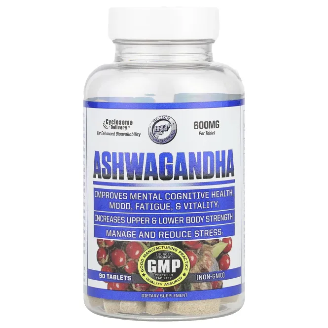 Hi Tech Pharmaceuticals, ашваганда, 600 мг, 90 таблеток