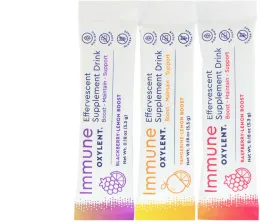 Vitalah, Immune, Effervescent Supplement Drink, Variety Pack, 30 Packet 0.18 oz (5.3) Each