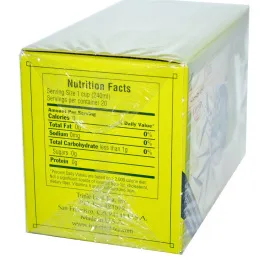 Triple Leaf Tea, Зеленый чай без кофеина с женьшенем, 20 пакетиков по 40 г